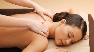 Massage in Lake Forest Receiving a Massage